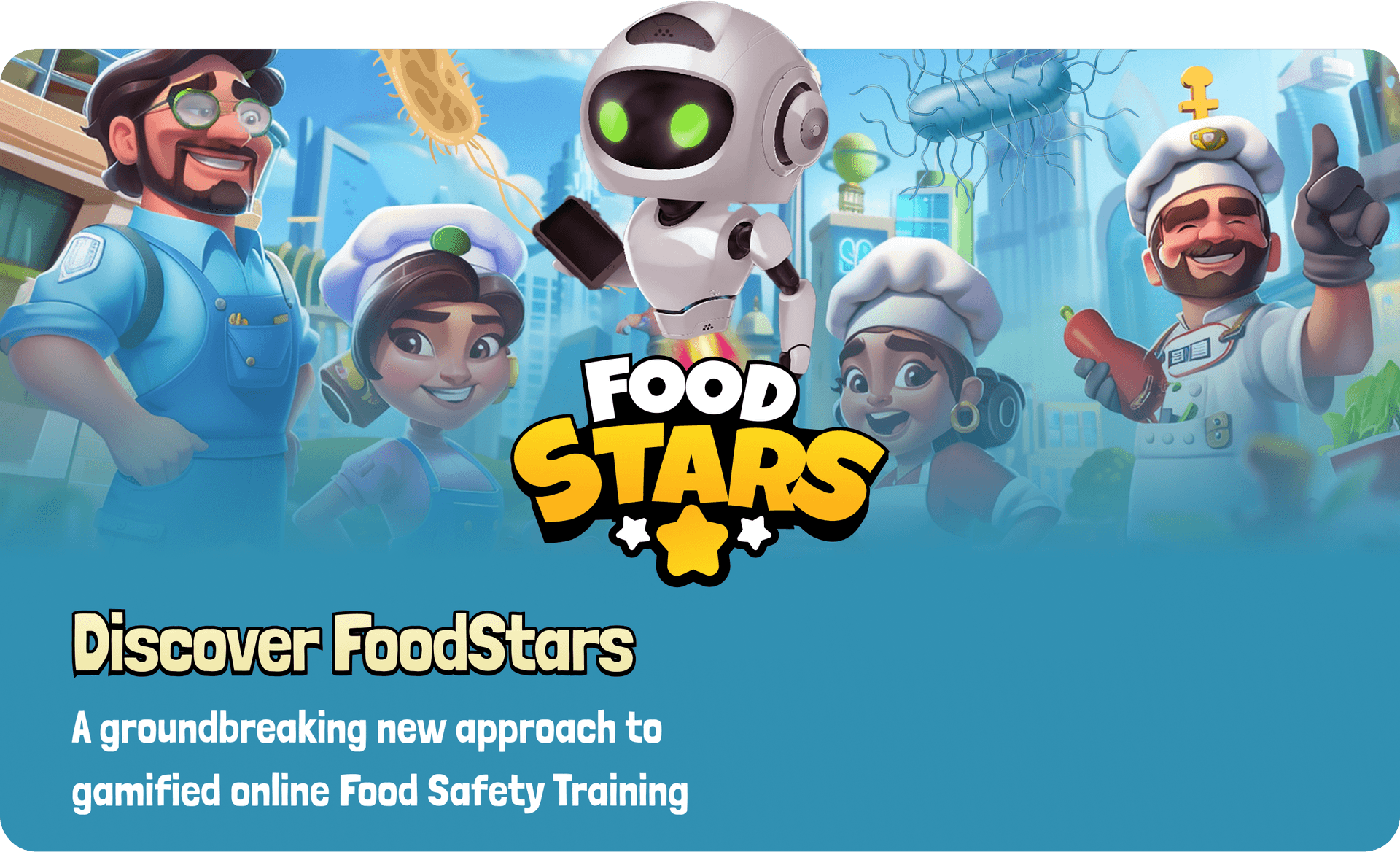 Food Stars Game Banner Mobile